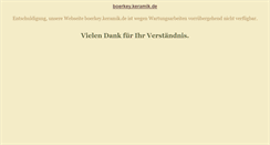 Desktop Screenshot of boerkey.keramik.de